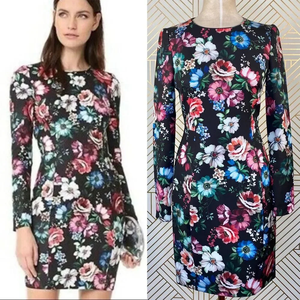 Black Halo Lively‎ Mini Dress in Magic Night